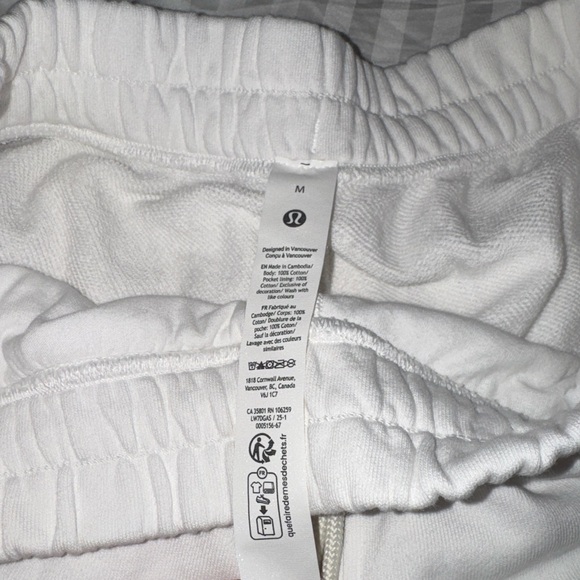 Lululemon cotton French Terry short 3 inch tennis club - Picture 3 of 3